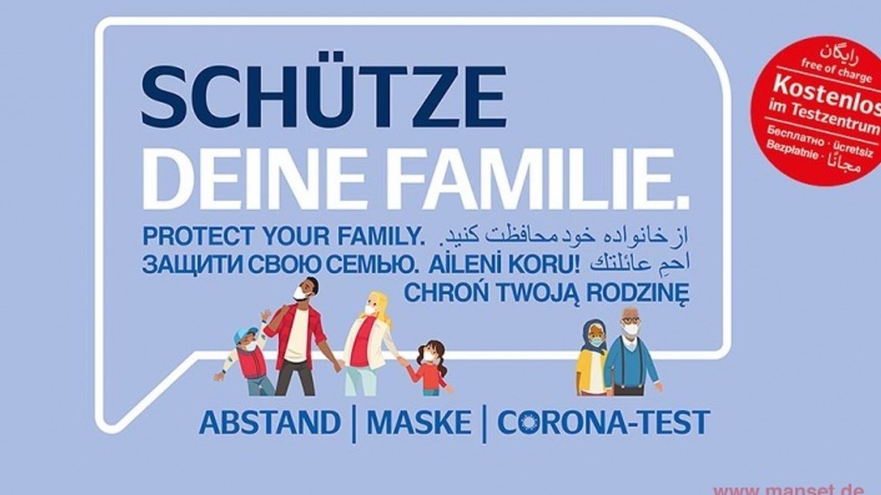 "Schütze Deine Familie" Mehrsprachige Corona-Informationskampagne sowie mobile Informationsangebote in Stadtteilen