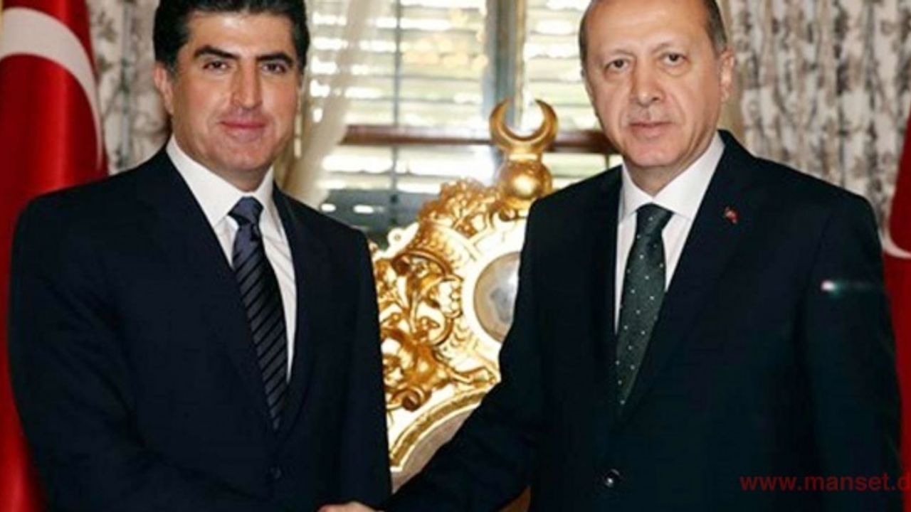 Barzani, Erdoğan ile bir araya geldi