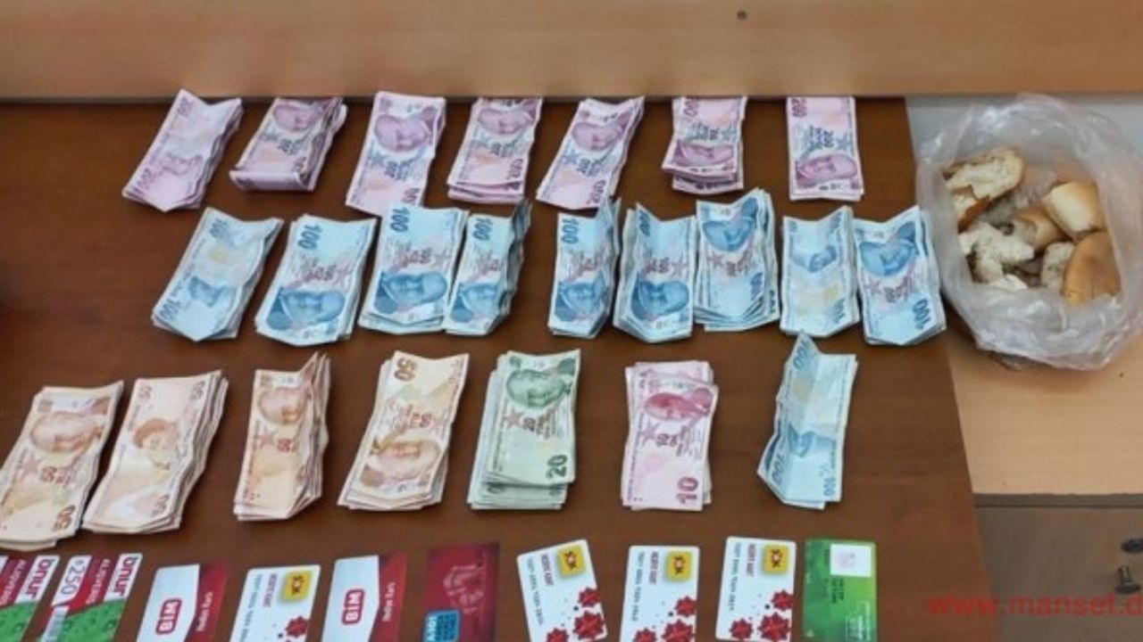 Dilencinin üzerinden servet çıktı: 26 bin 300 lira ve 2 bin TL’lik market çeki