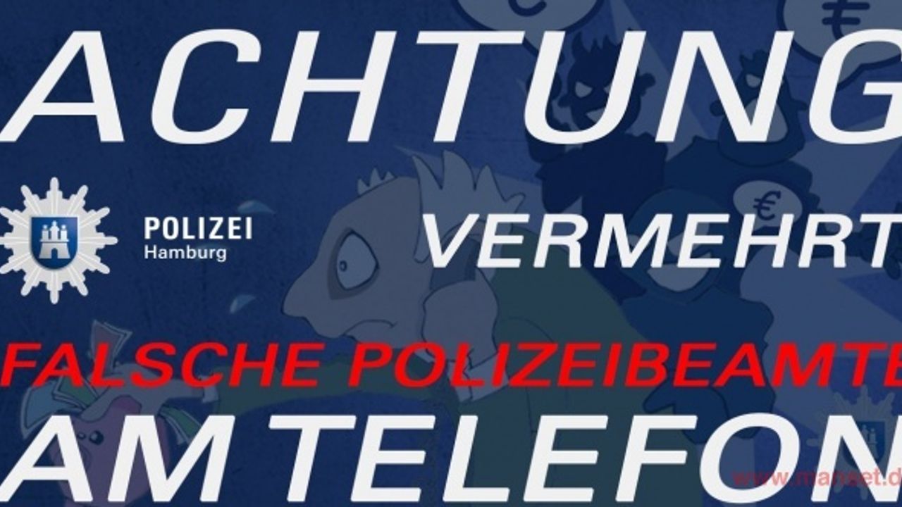 Falsche Polizeibeamte in Hamburg-Wellingsbüttel - zwei Zuführungen