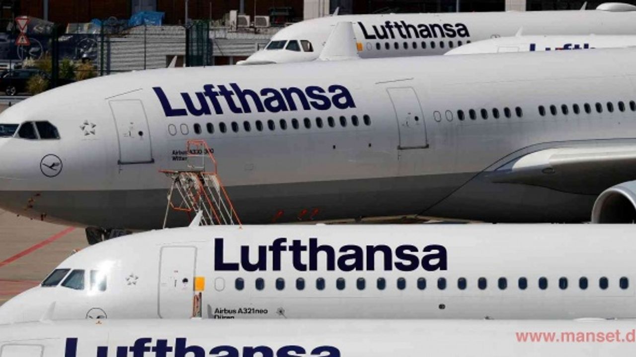 Alman havayolu şirketi Lufthansa binden fazla uçuşu iptal etti