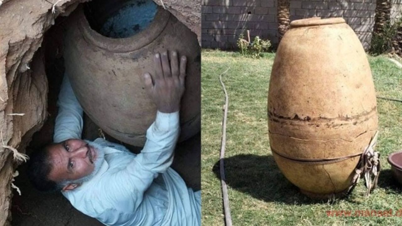 Irak’ta su kuyusu kazan adam tarihi eser buldu