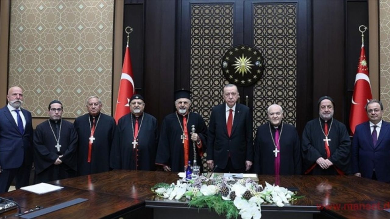 Cumhurbaşkanı Erdoğan, Dünya Süryani Katolik Patriği ve heyetini kabul etti