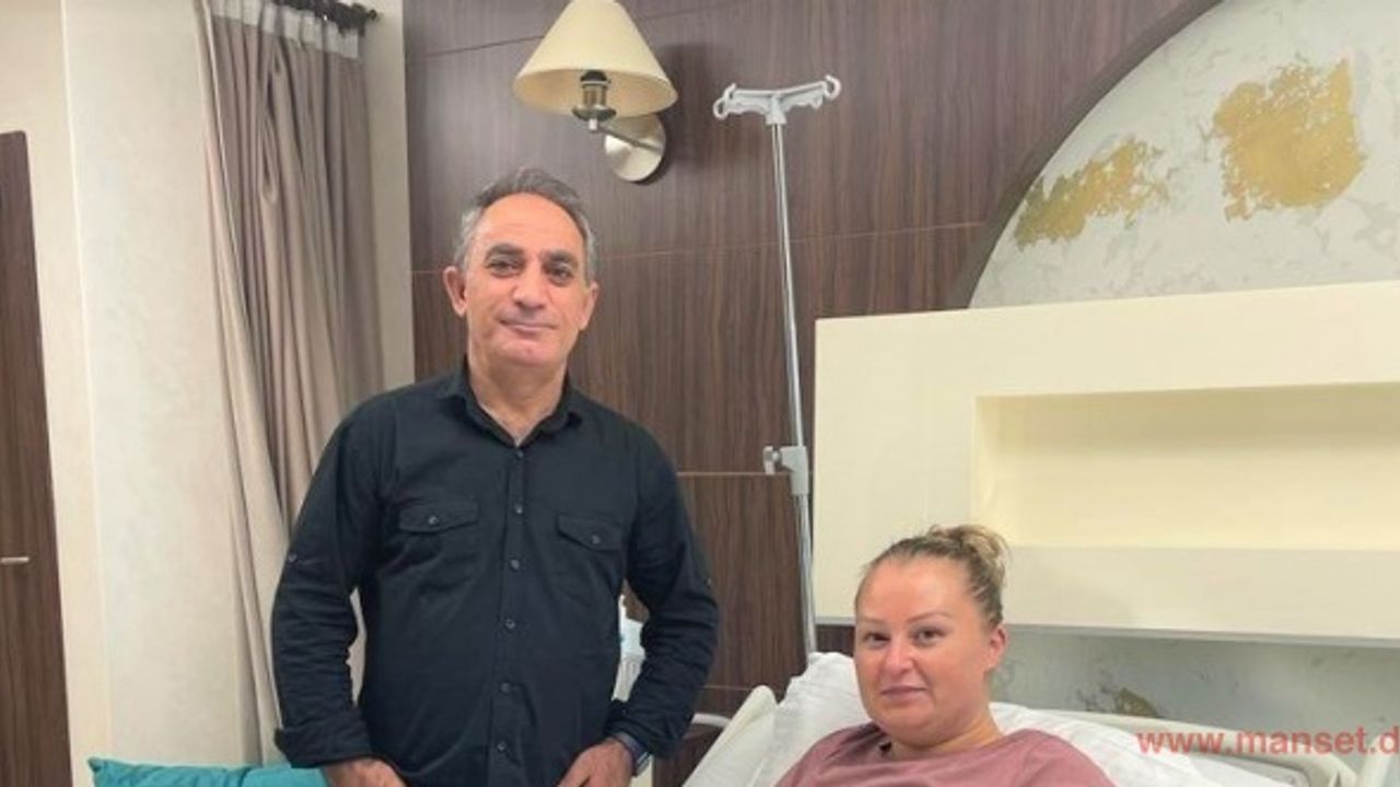 Ameliyat olmak için Almanya’dan Denizli hastanesine geldi