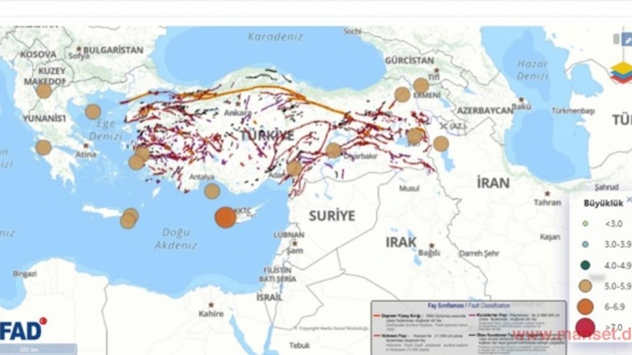 Türkiye'de 10 ayda 17 bin deprem meydana geldi