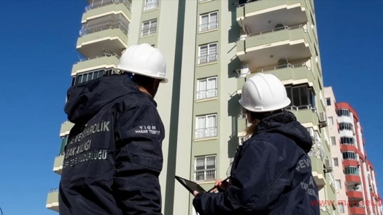 Deprem bölgelerindeki 481 bin 865 binada hasar tespit çalışması tamamlandı