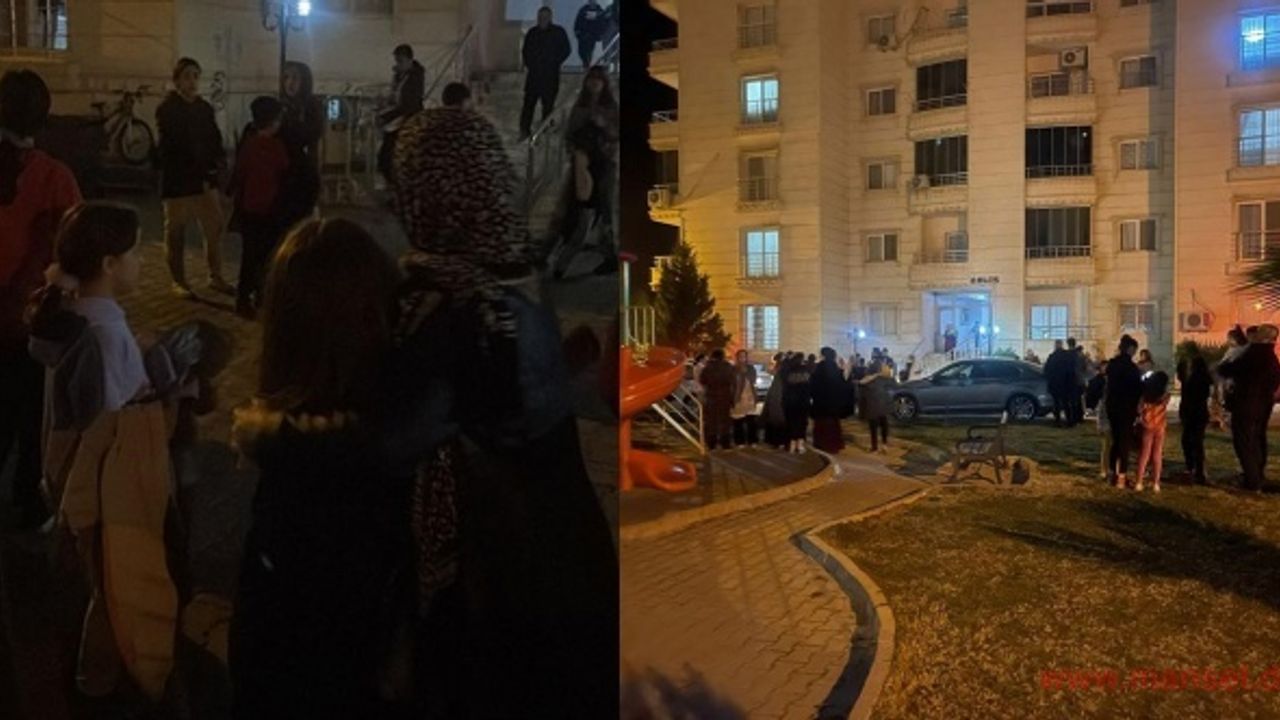 Hatay'daki yeni depremi hisseden Nusaybinliler sokağa çıktı