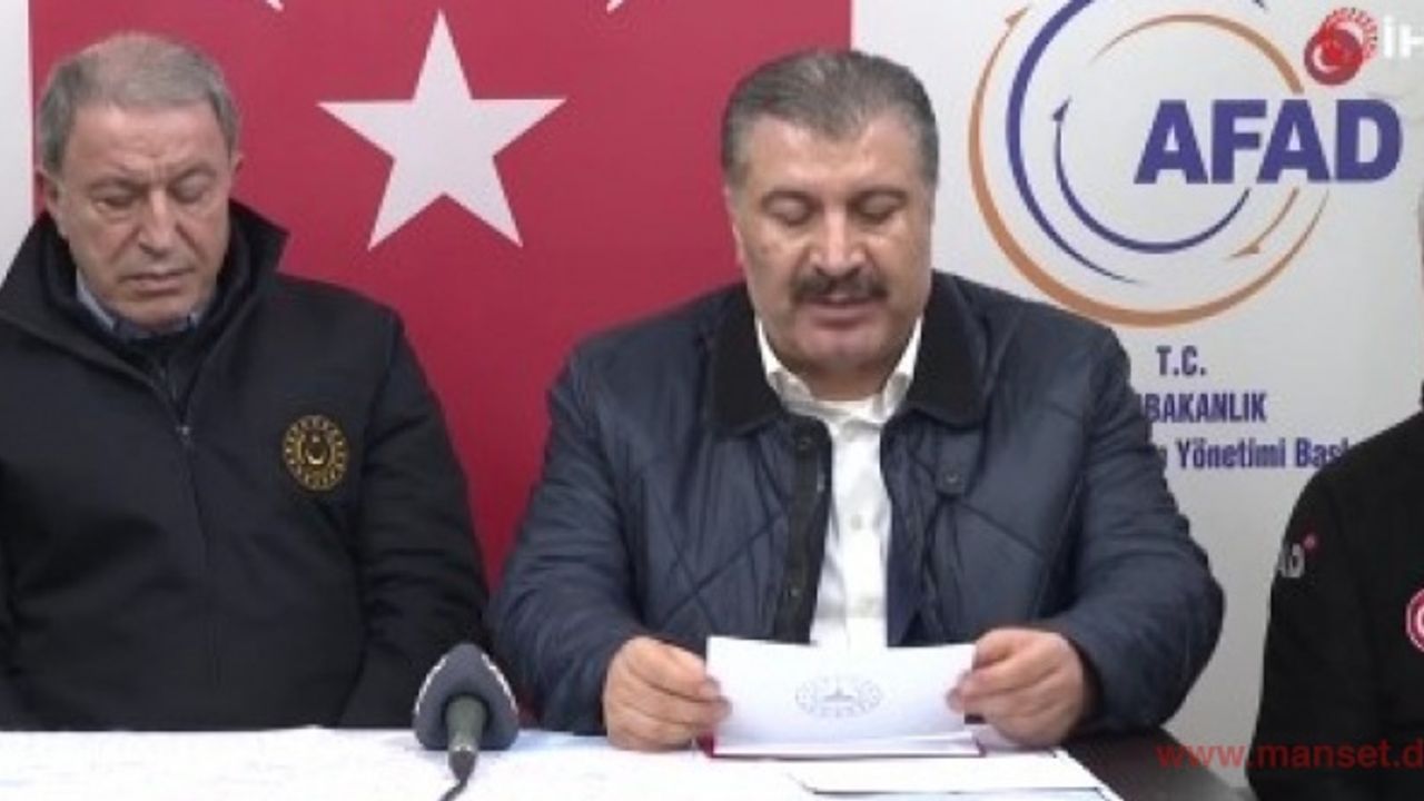 Sağlık Bakanı Fahrettin Koca: “Toplamda 5434 vatandaşımız hayatını kaybetti, 31 bin 777 yaralımız var”