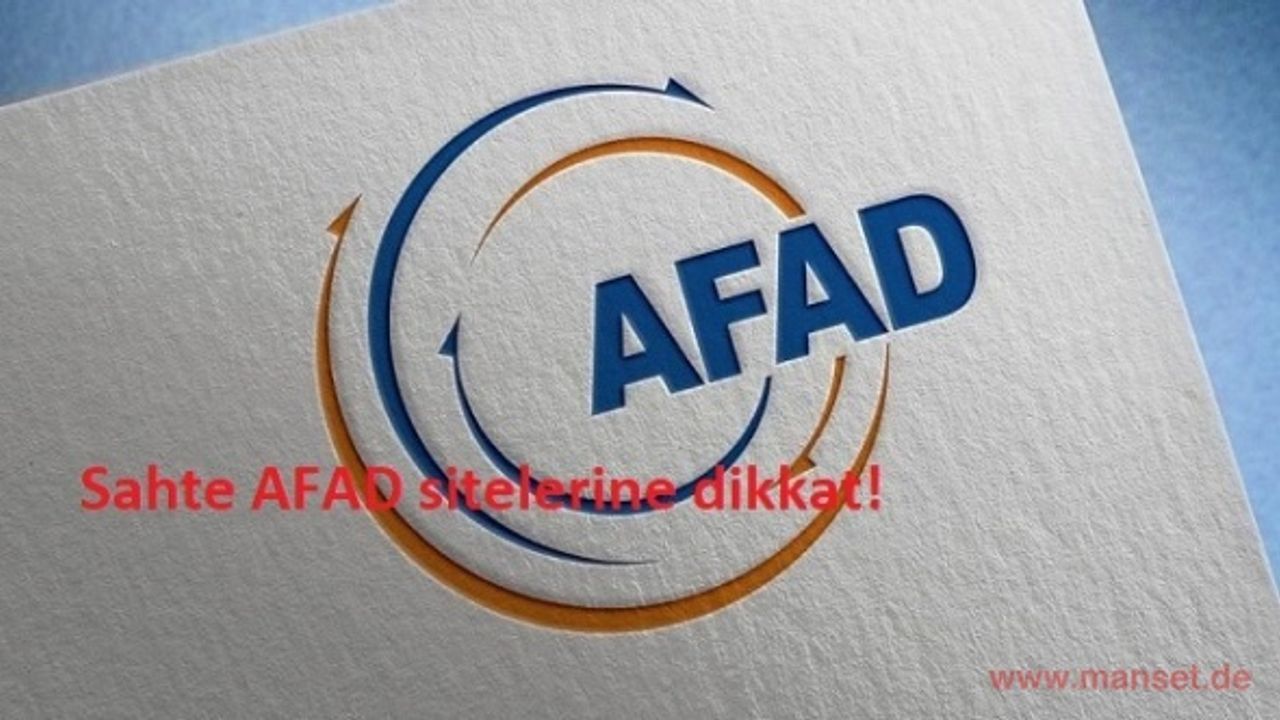 Sahte AFAD sitesiyle kredi kartı bilgisi toplayıp dolandırıyorlar