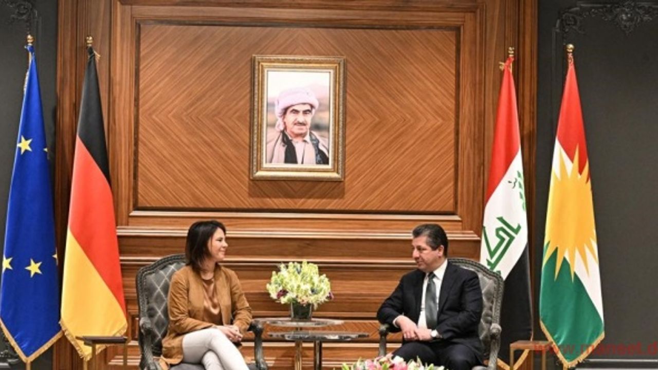 Almanya Dışişleri Bakanı Baerbock, IKBY Başkanı Barzani ile görüştü
