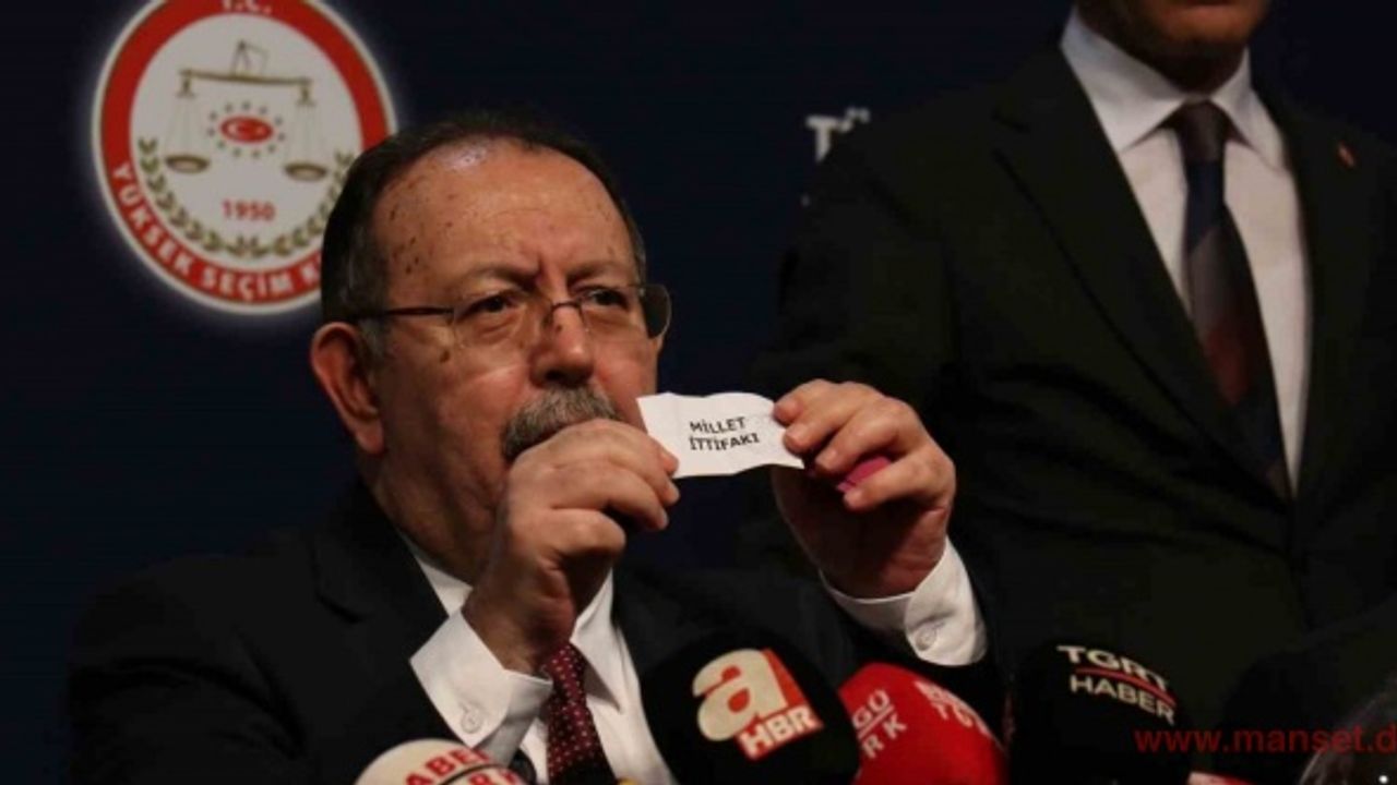 İttifakların ve siyasi partilerin oy pusulasındaki yerleri belli oldu