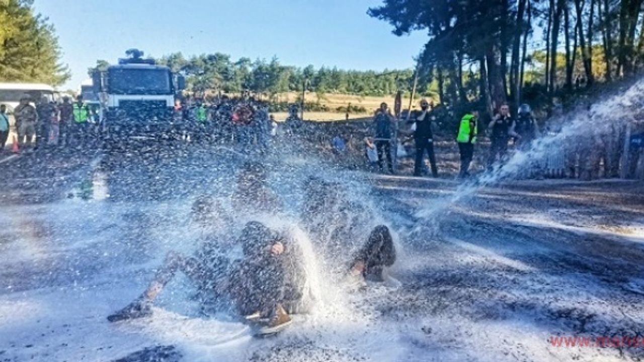 Akbelen'de direniş sürüyor: Biber gazlı ve TOMA'lı müdahale!