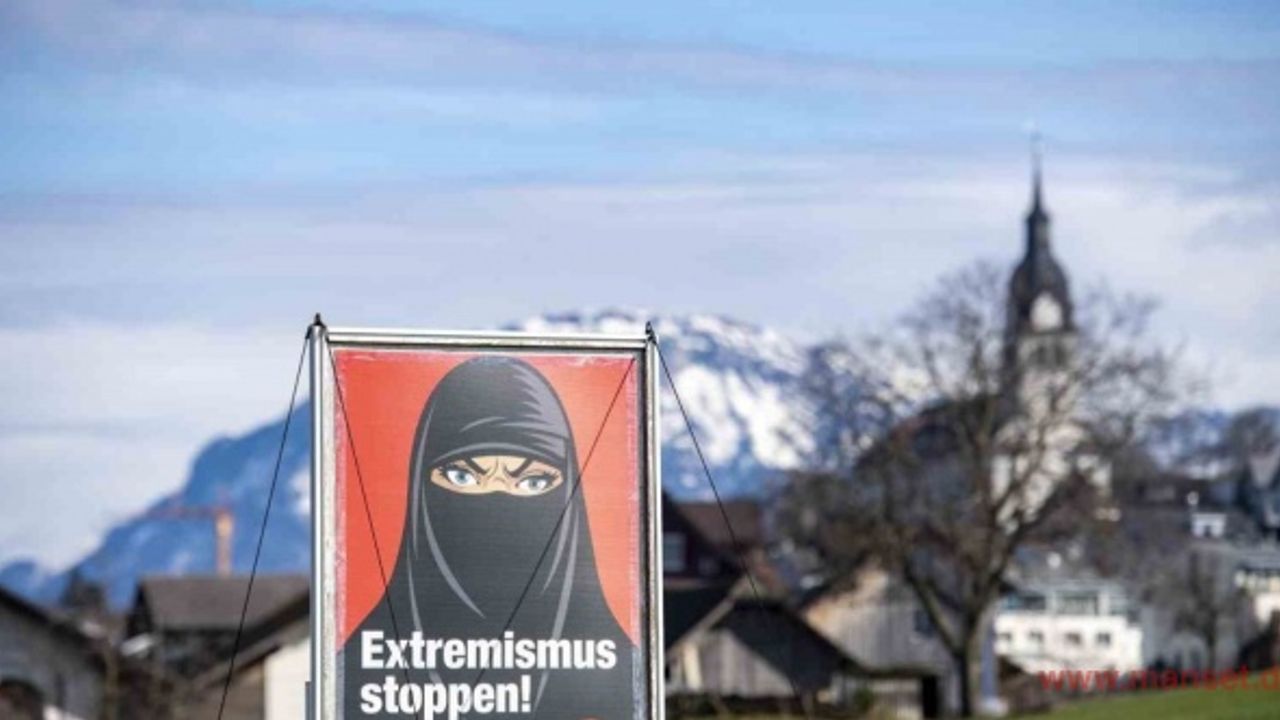 İsviçre’de kamuya açık alanlarda burka yasağına Ulusal Konsey’den onay