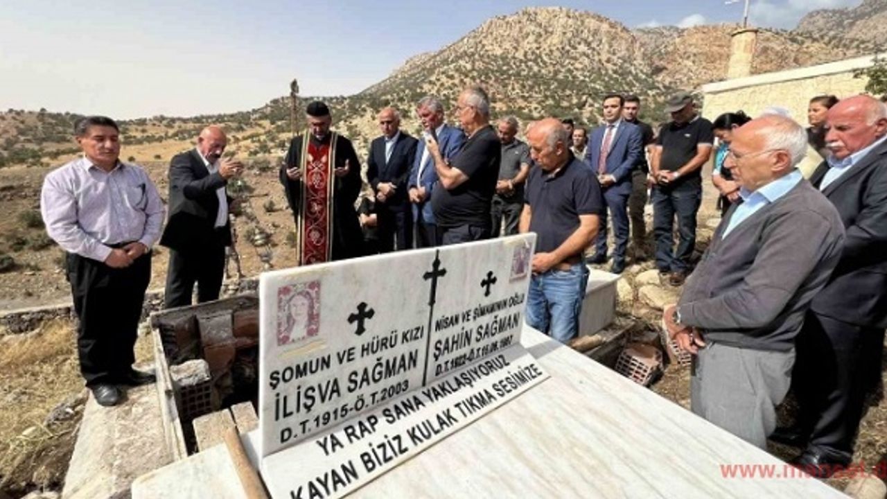 Almanya’da vefat eden Süryani kadının cenazesi memleketi Silopi’de defnedildi