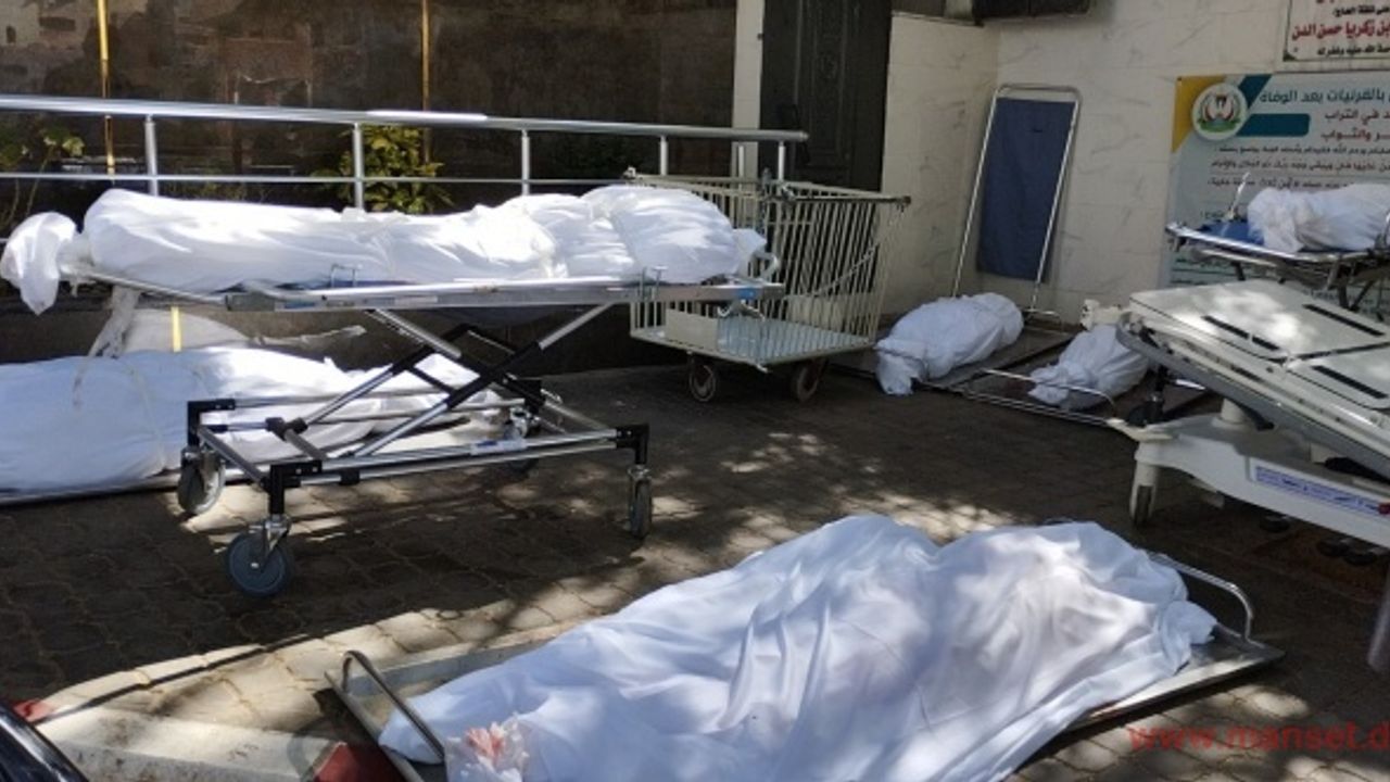 Gazze’de yürek burkan manzara: Morg dolu, cesetler dışarda bekletiliyor
