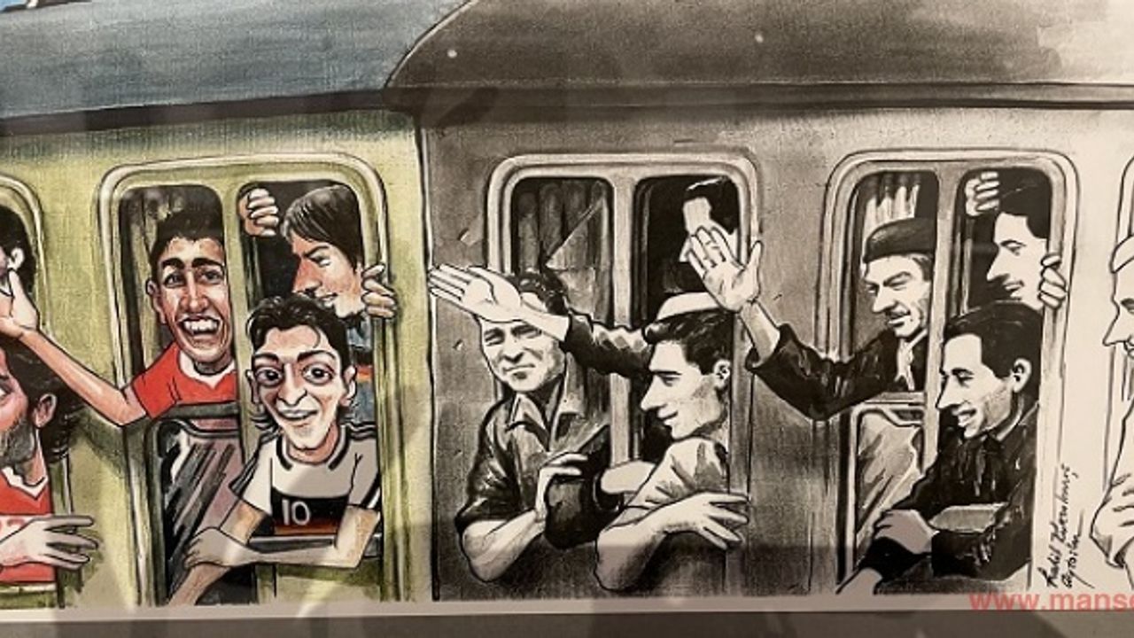 Altona Müzesinde ödüllü 'Göç Karikatürleri' sergisi açıldı