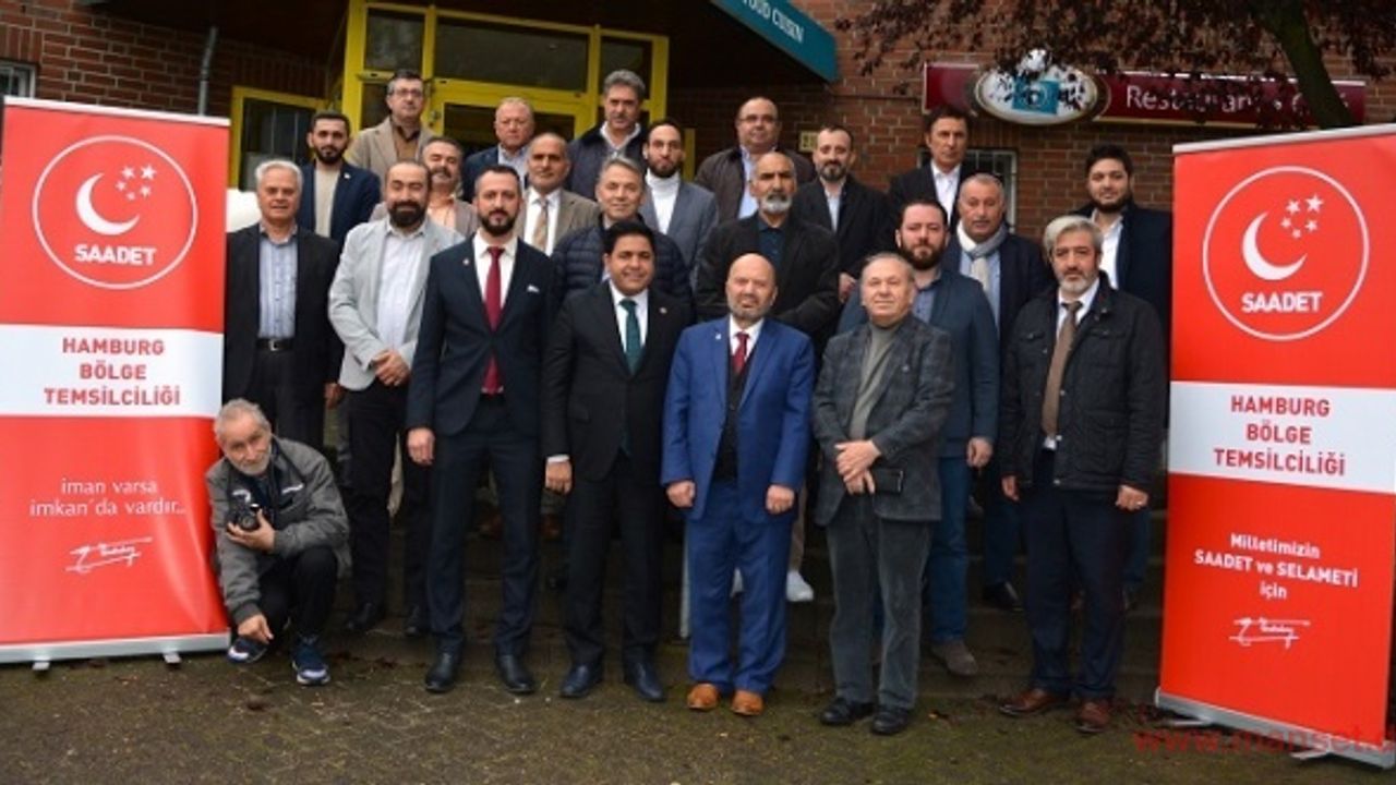 Saadet Partisi Mv. Bülent Kaya Hamburg'da STK ve Medya Temsilcileriyle buluştu