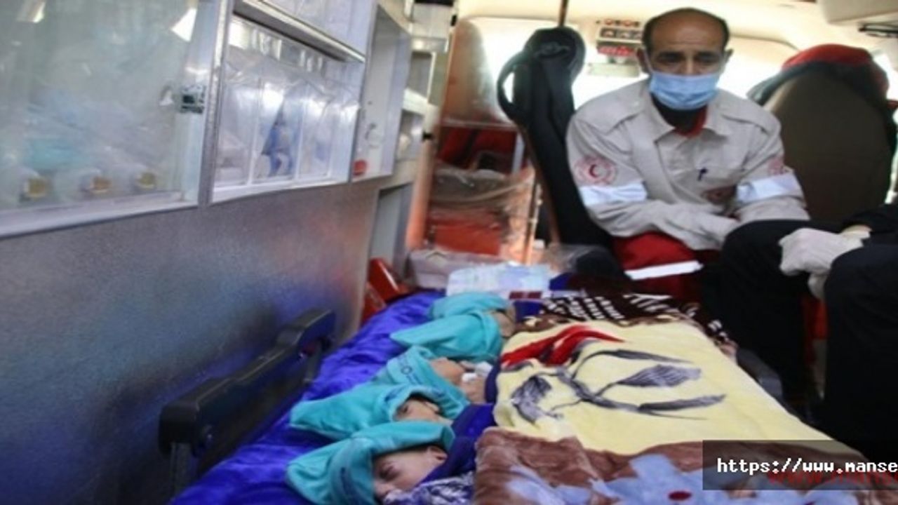 Şifa Hastanesi’nden tahliye edilen 28 prematüre bebek Mısır’a götürüldü