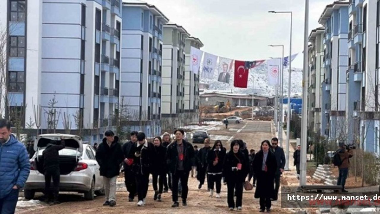 Yabancı basın kuruluşları Malatya’da deprem çalışmalarını yerinde gördü