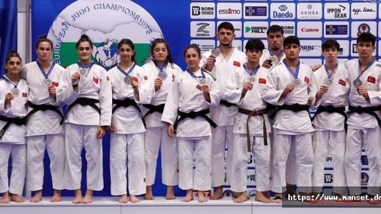 Judo Ümit Milli Takımı, Avrupa Judo Şampiyonası ikincisi oldu