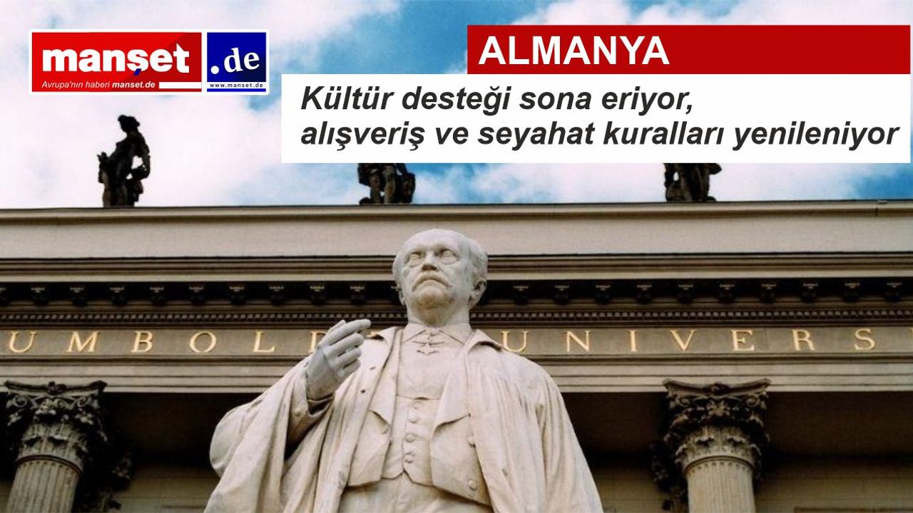 Almanya’da Kasım değişiklikleri