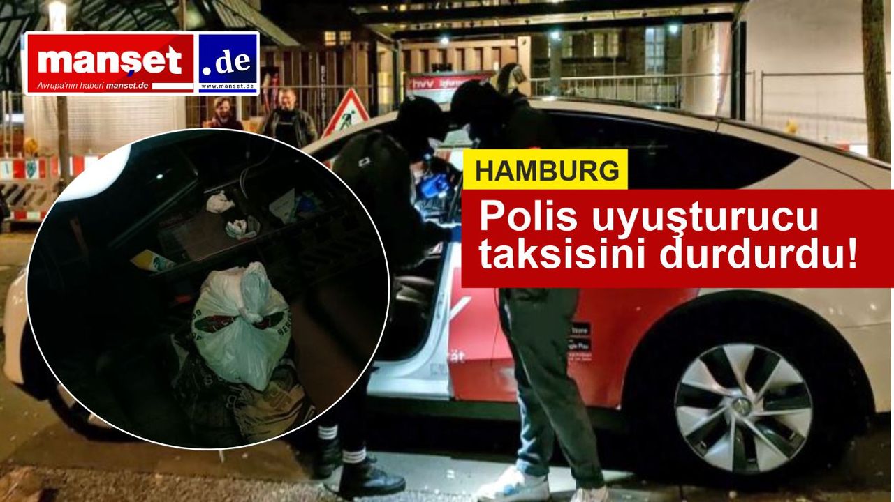 Polis uyuşturucu taksisini ana tren istasyonunun hemen önünde durdurdu