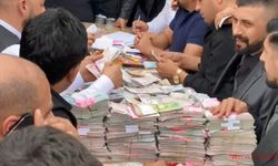 Banka değil, aşiret düğününde milyonlar toplandı