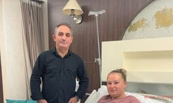 Ameliyat olmak için Almanya’dan Denizli hastanesine geldi