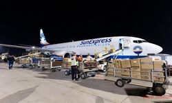 Almanya’dan SunExpress öncülüğünde 450 ton yardım malzemesi getirildi