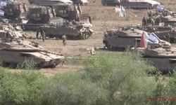 İsrail tankları, kara harekatı için Gazze sınırında bekliyor