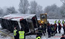 Feci otobüs kazasında 6 kişi öldü, 33 kişi yaralandı