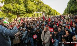 Tunus’ta Yasemin Devrimi’nin 13. Yıldönümünde protesto