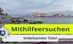 Unbekannter Toter am Elbuferweg aufgefunden - Die Polizei bittet um Mithilfe