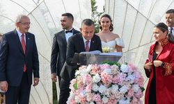 Özgür Özel ve Kemal Kılıçdaroğlu nikah şahidi oldu