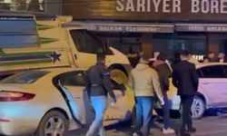 Arnavutköy’de polis memurunun yaralandığı kaza kamerada