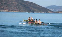 Fethiye’de Uzun Mesafe Deniz Küreği Türkiye Kupası Yarışları başladı