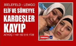 Dikkat: Kayıp Kız Kardeşler Elif-Rümeysa ve Sümeyye Aranıyor