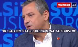 Özel'den saldırı sonrası açıklama!