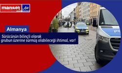 Almanya'da bir aracın yayalara çarptı 5 kişi yaralandı!