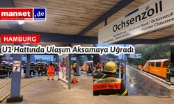 Ochsenzoll Metro İstasyonunda Lokomotif Yangını