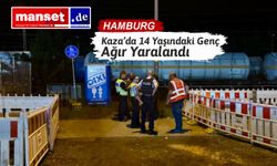 Hamburg'da Demiryolu Sahasında Elektrik Çarpması: 14 Yaşındaki Genç Ağır Yaralandı