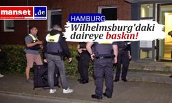 Polis aracı Dammtor'a girdikten sonra memurlar Wilhelmsburg'daki daireye baskın düzenledi