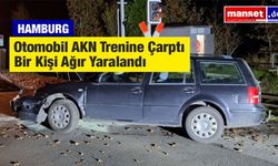 Otomobil AKN Trenine Çarptı – Bir Kişi Ağır Yaralandı