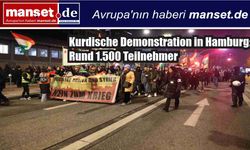 Hamburg’da Kürt Gösterisi: Yaklaşık 1.500 Kişi Yürüyüş Düzenledi