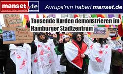 Hamburg’da Binlerce Kürt Demokrasi Talebiyle Sokağa Çıktı