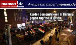 Harburg’da Kürtlerden Suriye’deki Saldırılara Protesto