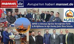 AGFED ve Almanya Ağrılılar Derneği’nden Uluslararası İş Birliği Hamlesi
