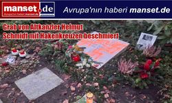 Helmut Schmidt’in Mezarı Gamalı Haçlarla Tahrip Edildi