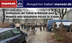 Polis Billstedt’te Okulda “Silahlı Şahıs” İhbarı Üzerine Büyük Operasyon Yürüttü