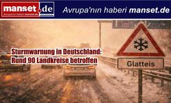 Almanya’da Fırtına Alarmı: Yaklaşık 90 İlçede Uyarı